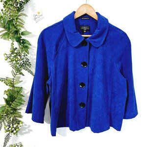 Blue Elementz Womens 1X‎ Stretch Jacket Button Front《921》J